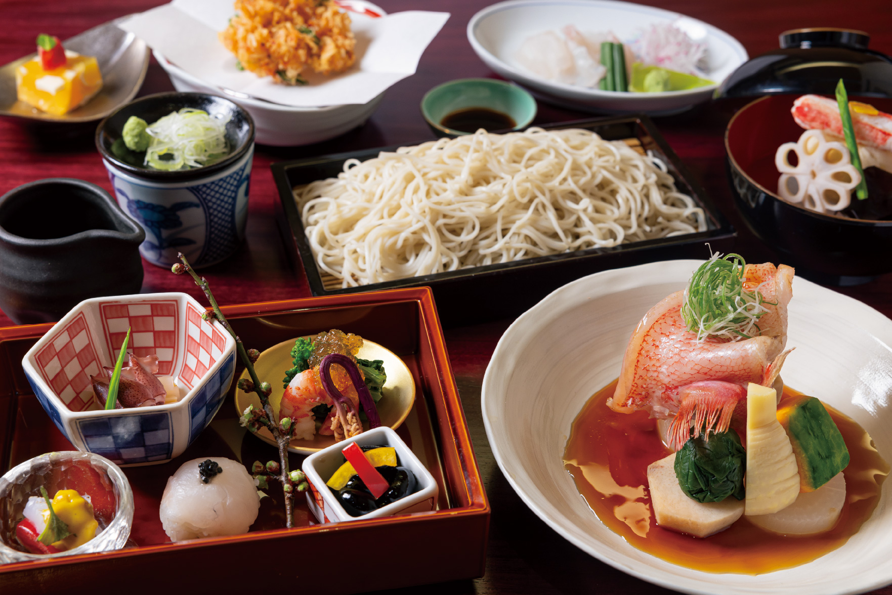 旬の味覚を堪能おまかせコース写真